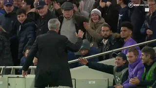 Jose Mourinho makes sure the ball boy gets the respect he deserves for the assist