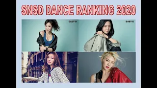 SNSD Dance Ranking 2020