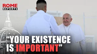 Pope's address to inmates in prison with high suicide rates: “Your existence is important”
