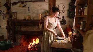 Cooking Dinner in 1820s America - Winter, 1825