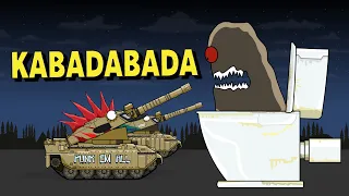 Skibidi Toilet? Nope that Kabadabada! Episode 1 Cartoons about tanks