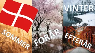 Seasons, months and days of the week in Danish | Learning Danish subconsciously