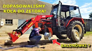 Nowe Mocniejsze Koła Do Pracy z Ładowaczem Zetor 7211 / Rolnik Pracuje 4K VLOG