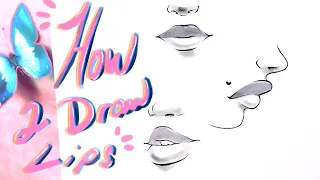 💋How To Draw Lips Front, 3/4, Side Views(Plump) |GodessbyHeart