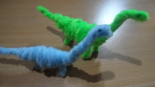 Pipe Cleaner Crafts - Dinosaur Brachiosaurus