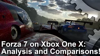 [4K] Forza Motorsport 7: Xbox One X Analysis + Forza 6 PC/Xbox One Graphics Comparison