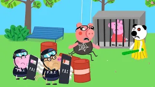 FBI Open Up - Peppa and Roblox Piggy Coffin Dance Meme