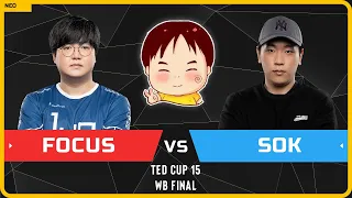 WC3 - TeD Cup 15 - WB Final: [ORC] FoCuS vs Sok [HU] (Group A - Ro16)