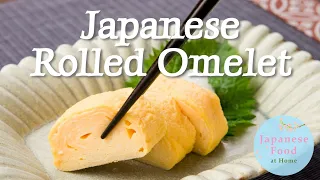 How to make a Japanese Rolled Omelet in the Kansai Style (Dashimaki-Tamago) #だし巻き卵