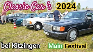 Classic Car 's 2024 Bleichwasen in Kitzingen bei Main Festival