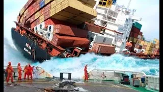 Top 10 Large Container Ships Crashing After Scariest Waves In Storm