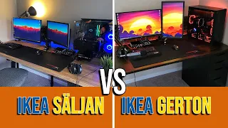 Ikea SALJAN Countertop Desk vs Ikea GERTON Table Top