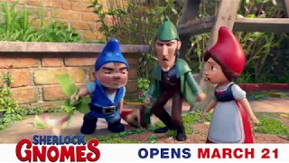 Prepare for gnome-stop action and fun! #SherlockGnomes