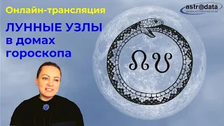 ЛУННЫЕ УЗЛЫ в домах гороскопа. ТАЙМИНГ ПОД ВИДЕО.