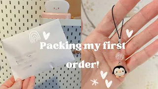 Packing My First Etsy Order!