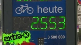 Realer Irrsinn: Fahrradzählstation in Hamburg | extra 3 | NDR