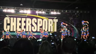 Stingray All Stars Orange @ Cheersport Nationals 2016 Day 2