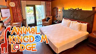 Animal Kingdom Lodge Full Room Tour! King Bed With Pool View - Walt Disney World Resort