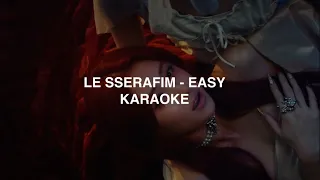 LE SSERAFIM (르세라핌)- 'EASY' KARAOKE with Easy Lyrics