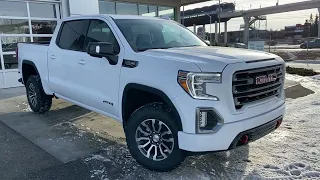 White 2022 GMC Sierra 1500 Limited AT4 Review - Wolfe Calgary