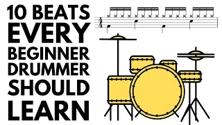 10 Drum Beats EVERY Beginner Drummer Should Learn - Sheet Music