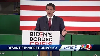 Latino organization concerned about DeSantis' plans for immigration policies if elected for presi...