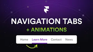 Framer / How to Create Fixed Navigation with Tab Animation (Easy)