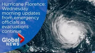 Hurricane Florence: Wednesday morning updates from emergency officials as evacuations continue