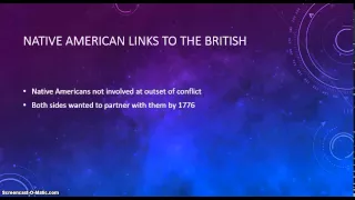 The Impact of the American Revolution War on Native North America Tribes