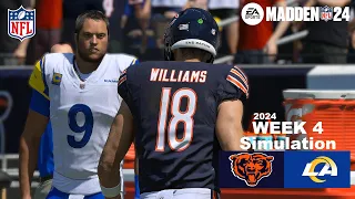 Madden 24 Chicago Bears vs Los Angeles Rams Week 4 (Madden 25 Updated Roster) 2024 Sim Game Play