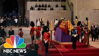 King Charles II Stands Solemn Vigil Beside Queen’s Coffin In Westminster