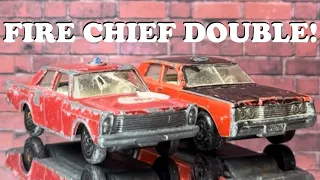 Matchbox Superfast #59 Ford Galaxie / Mercury Fire Chief DOUBLE RESTORATION!