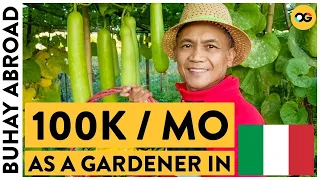 This OFW Rents Land in Italy and Earns P100K Selling Vegetables | Buhay Abroad | OG