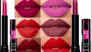 elle18 Color pops matte lipstick how to choose according to your skintone#elle18lipstick