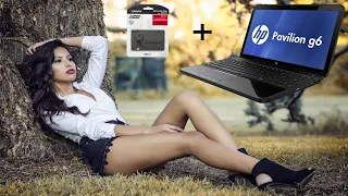 HP Pavilion g6-2260sr. Обслуживание и установка SSD накопителя. Выпуск 96.