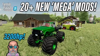 FS22 | 20+ NEW MEGA MODS! (Review) Farming Simulator 22 | PS5 | 7th March 2023.