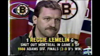 Boston Bruins vs. Montreal Canadiens - 1989 Division Finals Game 4 (Boston Garden -April 23rd, 1989)