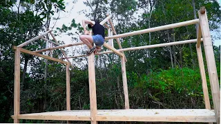 Back to Normal Life, Girl Builds a House for a New Life | Wild Forest Life (ep2)