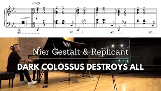 The Dark Colossus Destroys All (Nier Gestalt & Replicant) arr. Takurou Iga - transcription