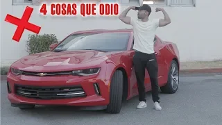 4 Cosas que odio de mi Chevrolet Camaro 2016