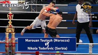 SENSHI 15: -80 kg, Marouan Toutouh (Morocco) vs Nikola Todorovic (Serbia) | KWU Full Contact