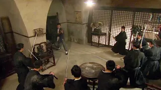 日本忍者包圍村民，怎料村民竟是太極高手，用太極拳法打趴日本忍者！