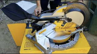 $199 DEWALT DWS715 Single Bevel Miter 12" Circular Saw + Test Cut