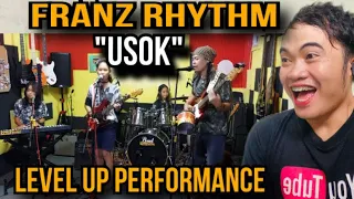 FRANZ RHYTHM - USOK (ASIN) FATHER & KIDS JAMMING | LEVEL UP PERFORMANCE | REACTION VIDEO