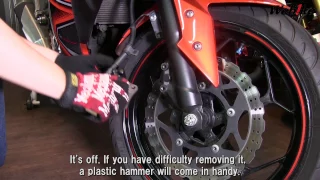 How to Replace Brake Pads for Kawasaki Ninja 250