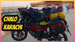 BUSY NIGHT IN KARACHI & DINNER BY DatBikerDude | LAHORE To GWADAR | Ep 2 Part (2/2)