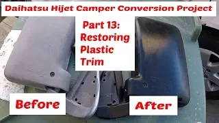 Daihatsu Hijet Camper Conversion Project Part 13: How To Restore Trim & Bumper Cherry Blossom