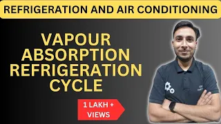 Vapour absorption refrigeration cycle in Hindi || Vapour absorption refrigeration system in hindi