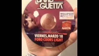 David Guetta promo concierto viernes 18 de marzo