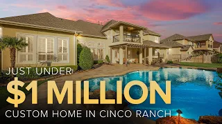Inside a MASSIVE $1 Million CUSTOM home in Cinco Ranch! | Katy, Texas Virtual Open House Home Tour
